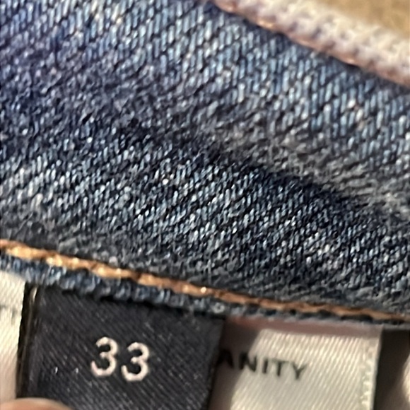 Citizens of Humanity Premium Vintage Women Jeans Blue Wash 33 frayed hem stretch - Picture 8 of 10